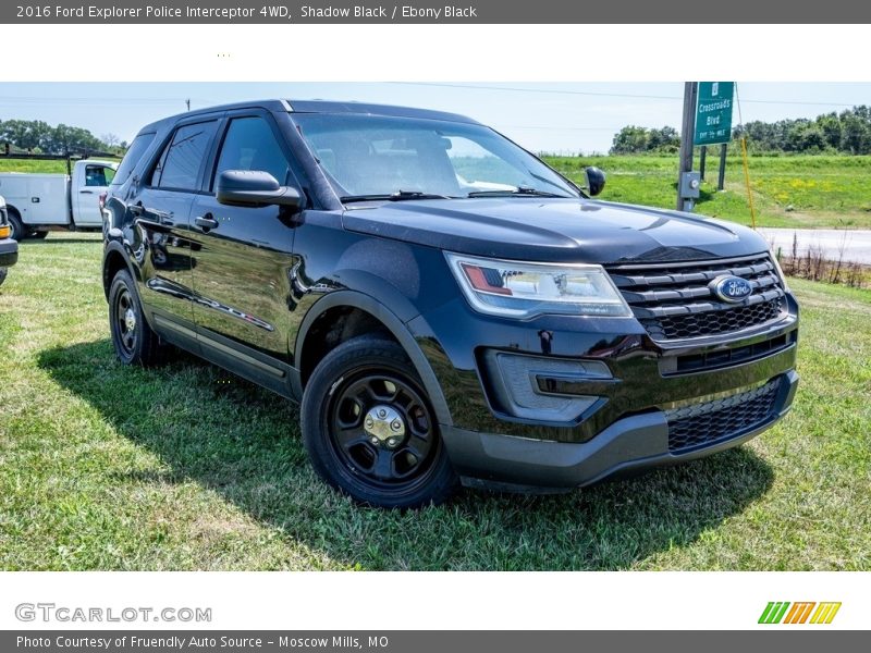 Shadow Black / Ebony Black 2016 Ford Explorer Police Interceptor 4WD