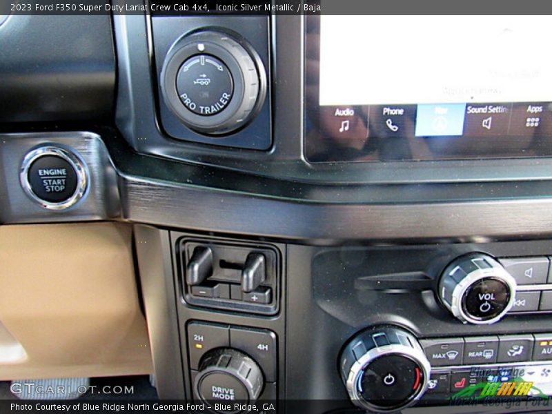 Controls of 2023 F350 Super Duty Lariat Crew Cab 4x4