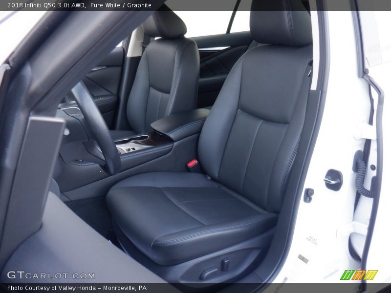 Front Seat of 2018 Q50 3.0t AWD