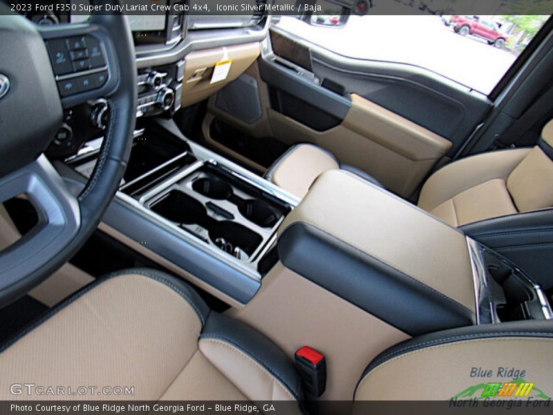 Iconic Silver Metallic / Baja 2023 Ford F350 Super Duty Lariat Crew Cab 4x4