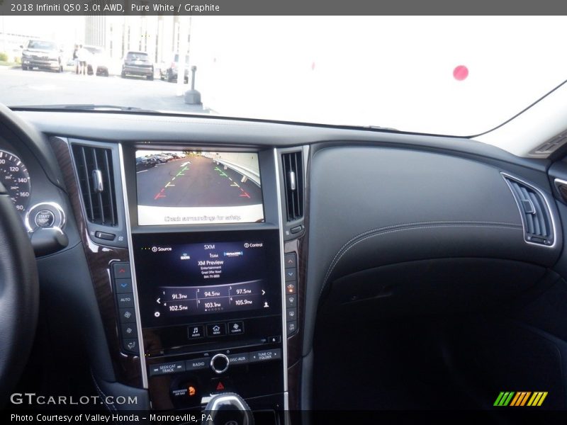 Dashboard of 2018 Q50 3.0t AWD