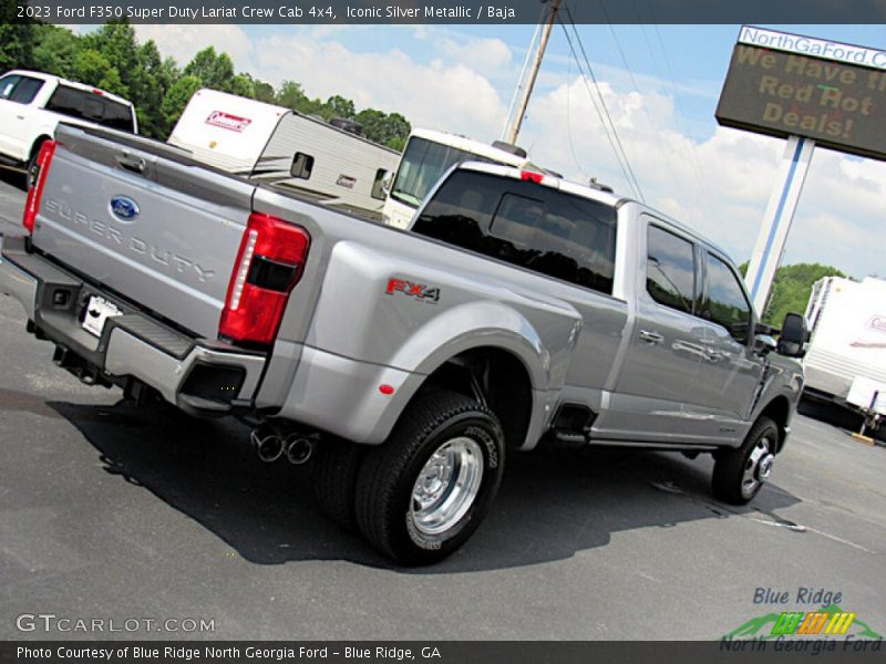 Iconic Silver Metallic / Baja 2023 Ford F350 Super Duty Lariat Crew Cab 4x4