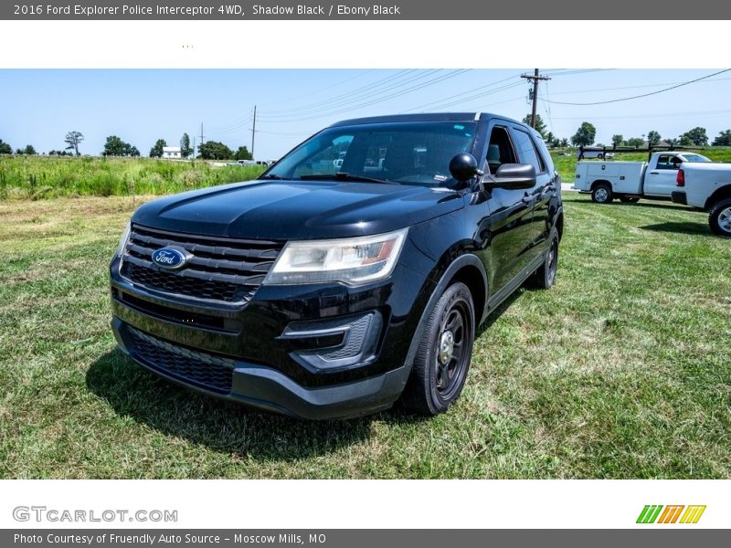 Shadow Black / Ebony Black 2016 Ford Explorer Police Interceptor 4WD