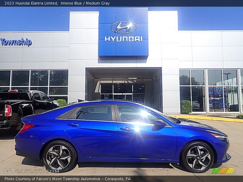 Intense Blue / Medium Gray 2023 Hyundai Elantra Limited