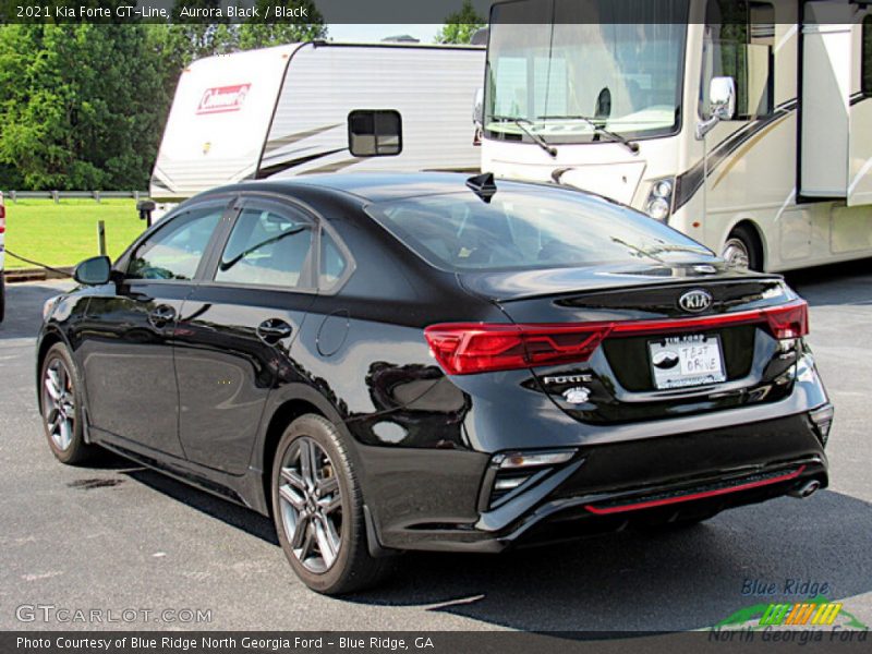 Aurora Black / Black 2021 Kia Forte GT-Line