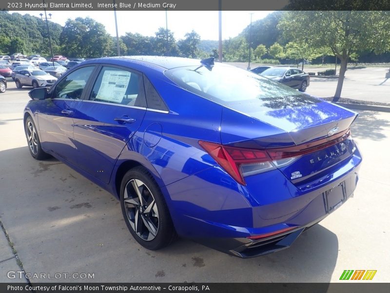 Intense Blue / Medium Gray 2023 Hyundai Elantra Limited