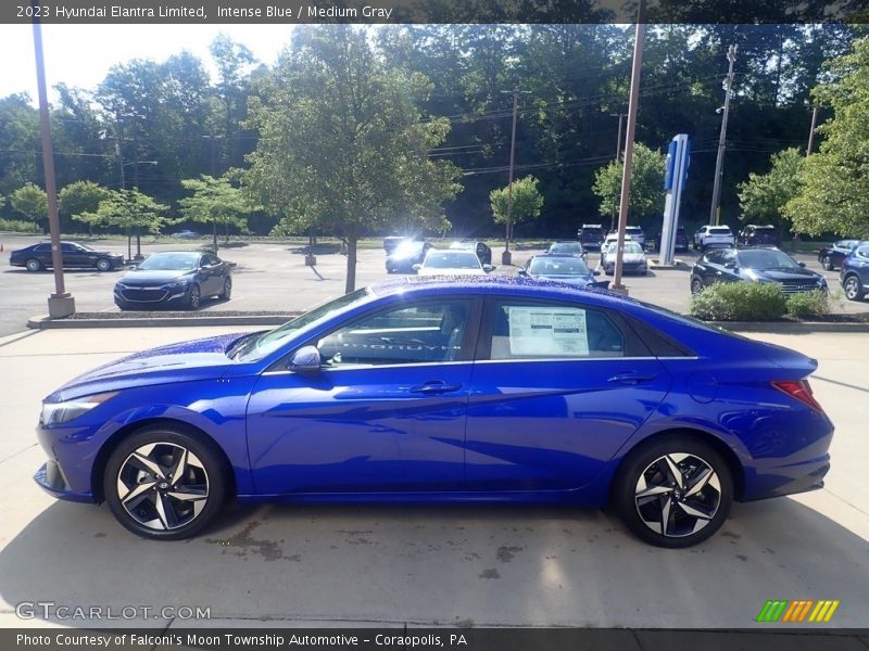 Intense Blue / Medium Gray 2023 Hyundai Elantra Limited