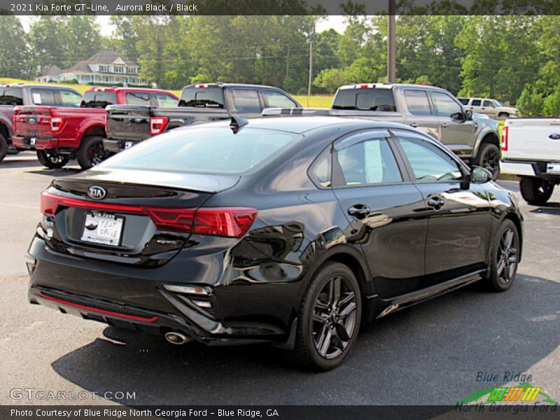 Aurora Black / Black 2021 Kia Forte GT-Line