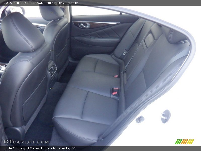 Rear Seat of 2018 Q50 3.0t AWD