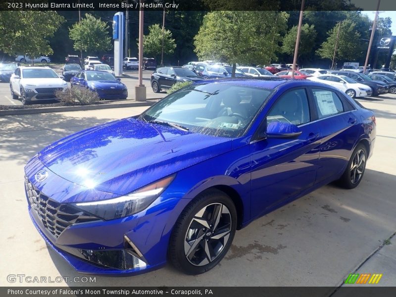 Intense Blue / Medium Gray 2023 Hyundai Elantra Limited
