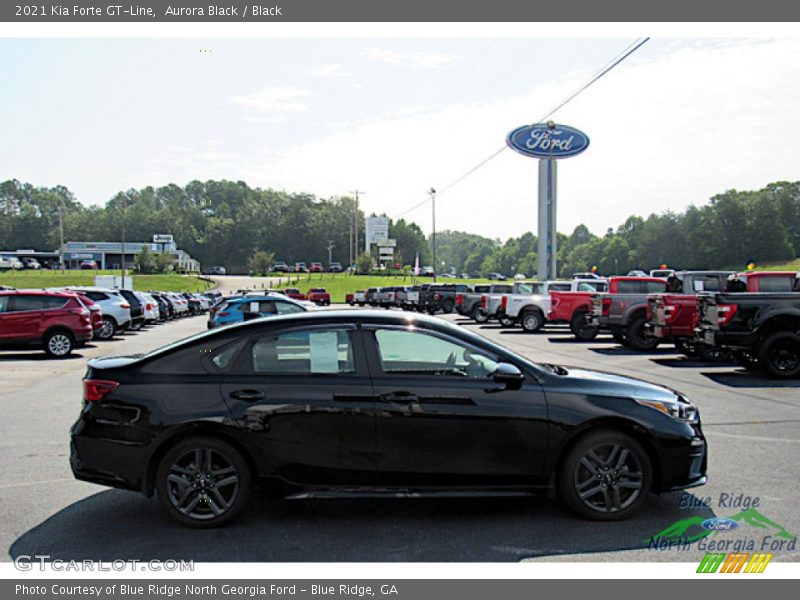 Aurora Black / Black 2021 Kia Forte GT-Line