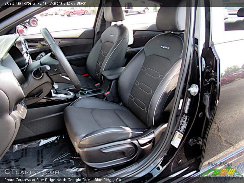 Aurora Black / Black 2021 Kia Forte GT-Line