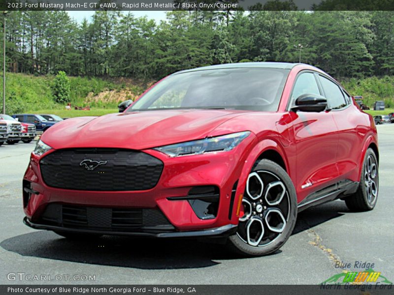 Rapid Red Metallic / Black Onyx/Copper 2023 Ford Mustang Mach-E GT eAWD