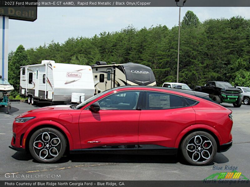 Rapid Red Metallic / Black Onyx/Copper 2023 Ford Mustang Mach-E GT eAWD