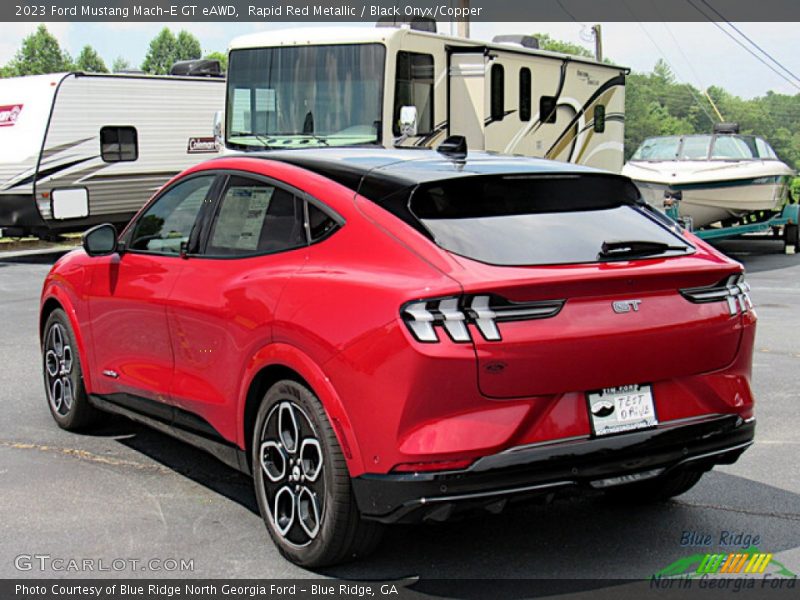 Rapid Red Metallic / Black Onyx/Copper 2023 Ford Mustang Mach-E GT eAWD
