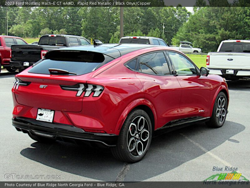 Rapid Red Metallic / Black Onyx/Copper 2023 Ford Mustang Mach-E GT eAWD
