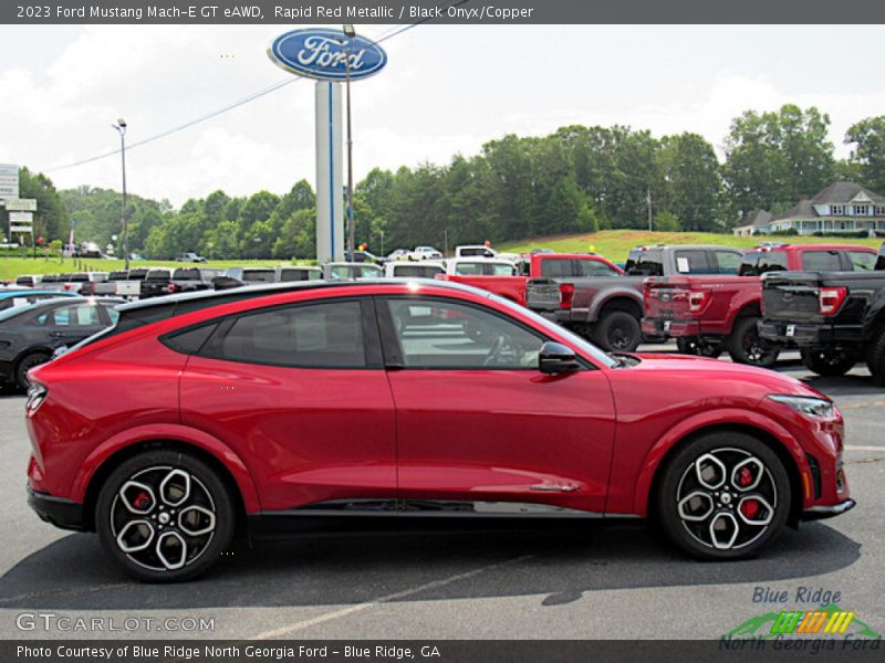 Rapid Red Metallic / Black Onyx/Copper 2023 Ford Mustang Mach-E GT eAWD