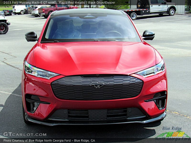 Rapid Red Metallic / Black Onyx/Copper 2023 Ford Mustang Mach-E GT eAWD