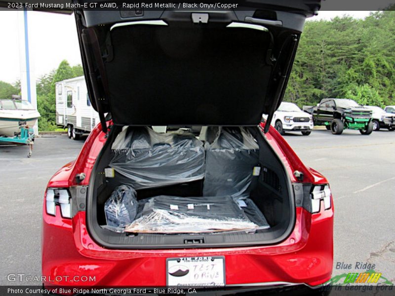 Rapid Red Metallic / Black Onyx/Copper 2023 Ford Mustang Mach-E GT eAWD