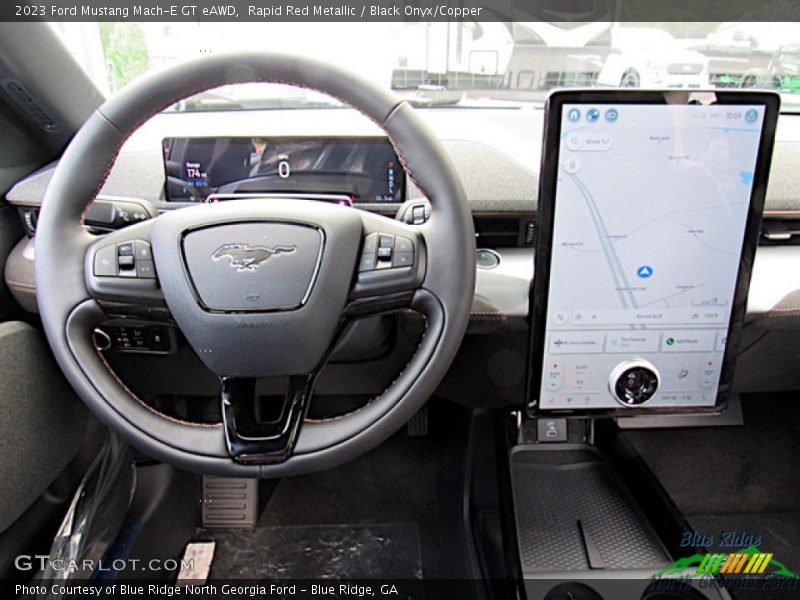 Rapid Red Metallic / Black Onyx/Copper 2023 Ford Mustang Mach-E GT eAWD