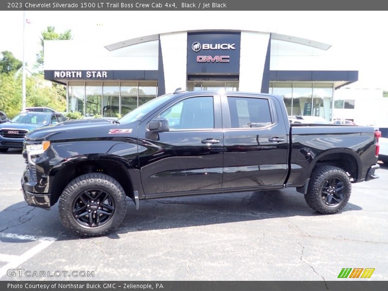 Black / Jet Black 2023 Chevrolet Silverado 1500 LT Trail Boss Crew Cab 4x4