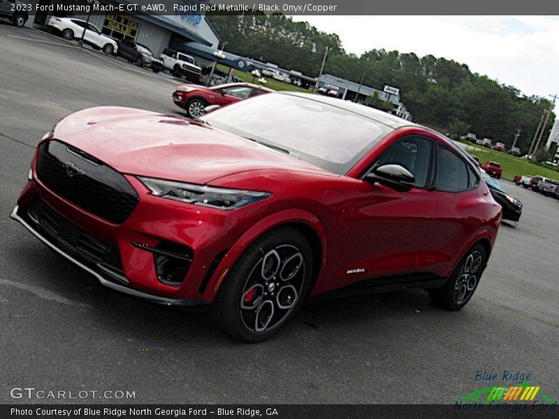 Rapid Red Metallic / Black Onyx/Copper 2023 Ford Mustang Mach-E GT eAWD