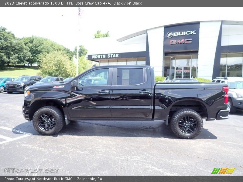 Black / Jet Black 2023 Chevrolet Silverado 1500 LT Trail Boss Crew Cab 4x4