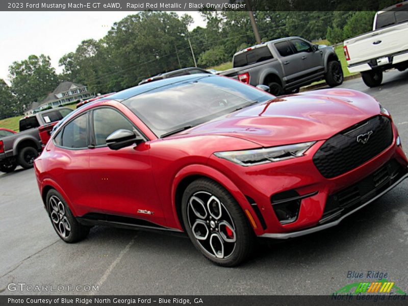 Rapid Red Metallic / Black Onyx/Copper 2023 Ford Mustang Mach-E GT eAWD