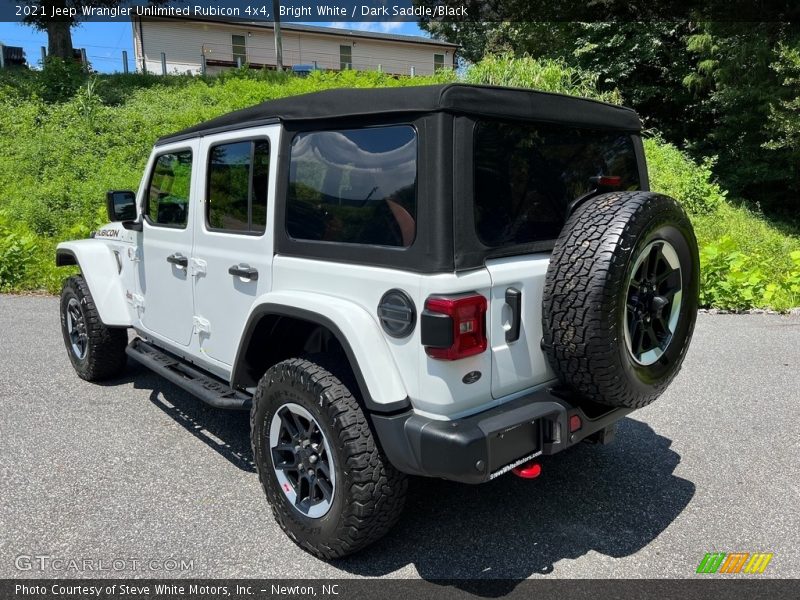 Bright White / Dark Saddle/Black 2021 Jeep Wrangler Unlimited Rubicon 4x4