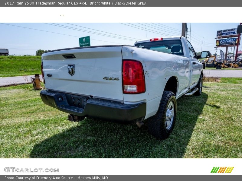 Bright White / Black/Diesel Gray 2017 Ram 2500 Tradesman Regular Cab 4x4