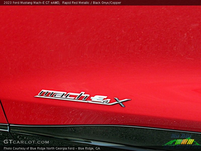 Rapid Red Metallic / Black Onyx/Copper 2023 Ford Mustang Mach-E GT eAWD
