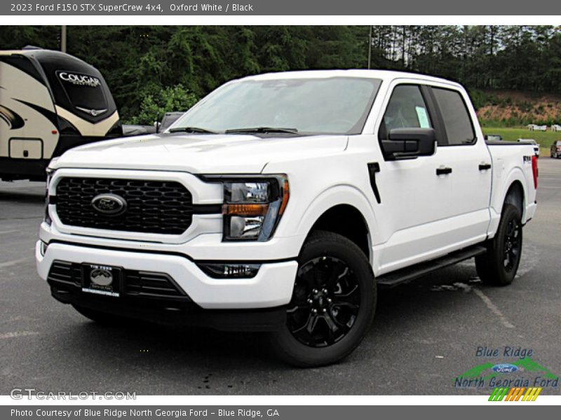 Oxford White / Black 2023 Ford F150 STX SuperCrew 4x4