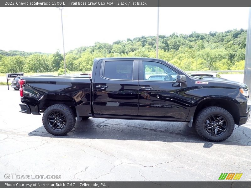 Black / Jet Black 2023 Chevrolet Silverado 1500 LT Trail Boss Crew Cab 4x4