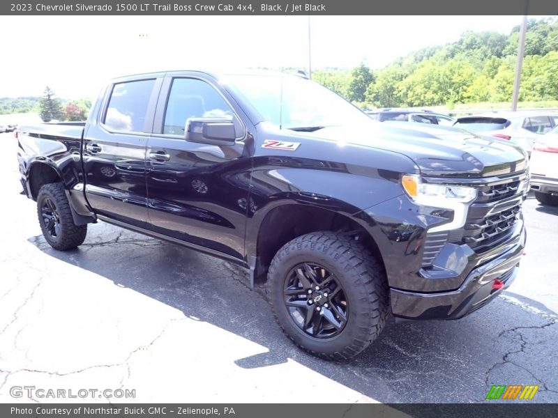 Black / Jet Black 2023 Chevrolet Silverado 1500 LT Trail Boss Crew Cab 4x4