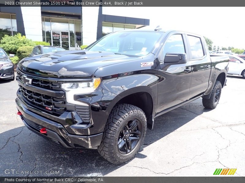 Black / Jet Black 2023 Chevrolet Silverado 1500 LT Trail Boss Crew Cab 4x4