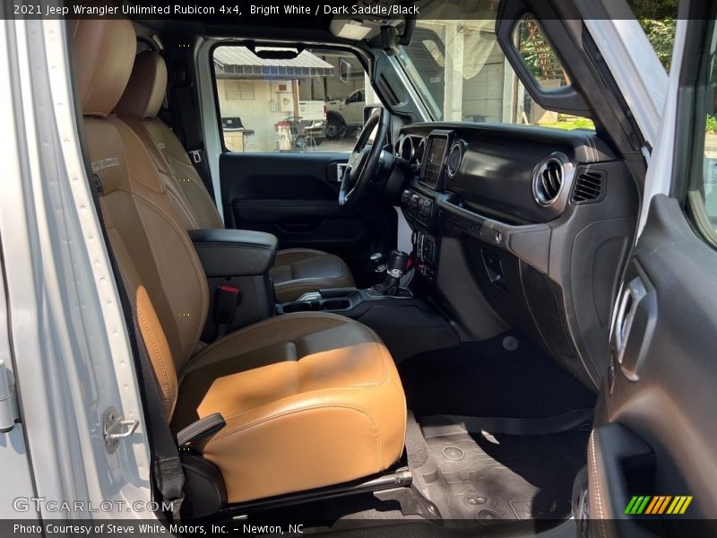 Bright White / Dark Saddle/Black 2021 Jeep Wrangler Unlimited Rubicon 4x4
