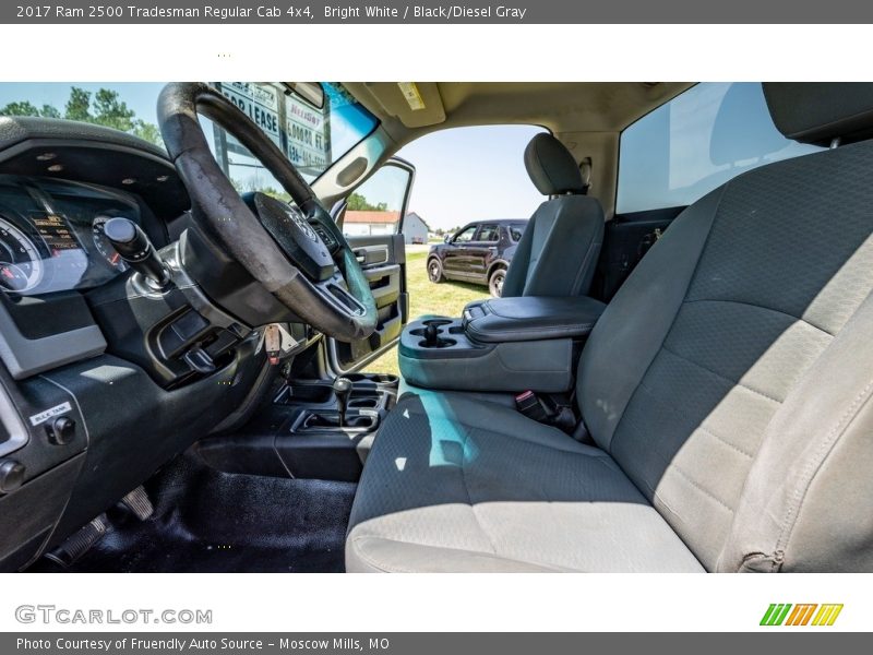 Bright White / Black/Diesel Gray 2017 Ram 2500 Tradesman Regular Cab 4x4