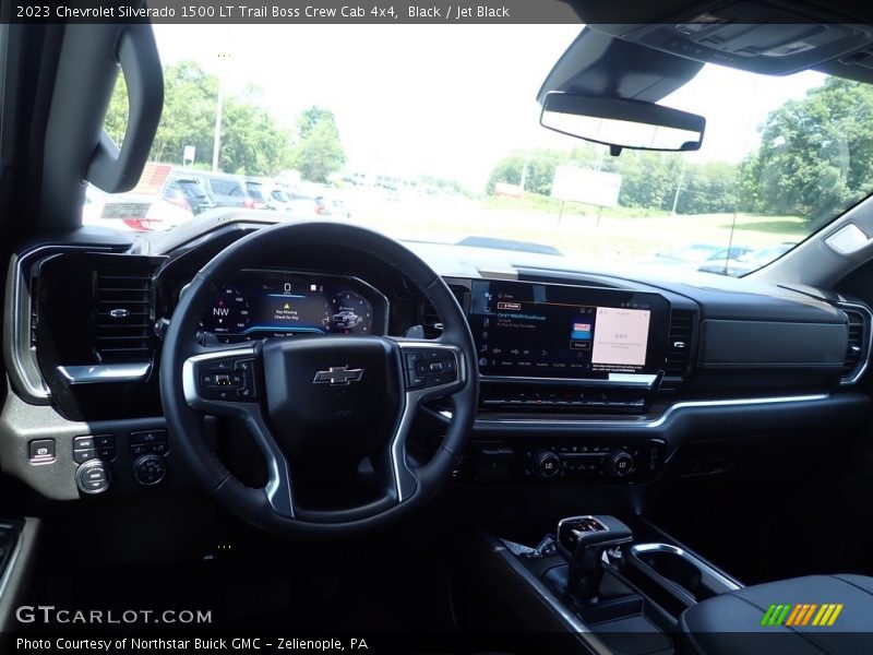Black / Jet Black 2023 Chevrolet Silverado 1500 LT Trail Boss Crew Cab 4x4