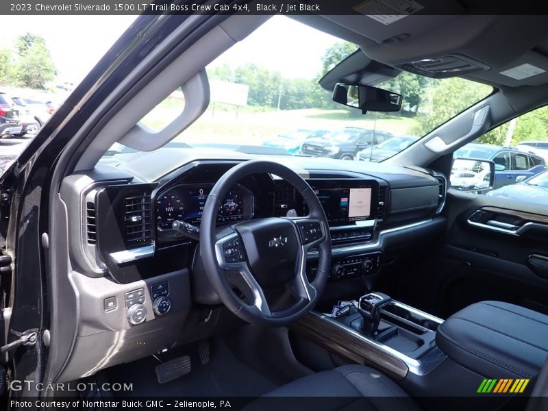 Black / Jet Black 2023 Chevrolet Silverado 1500 LT Trail Boss Crew Cab 4x4