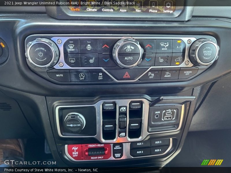 Bright White / Dark Saddle/Black 2021 Jeep Wrangler Unlimited Rubicon 4x4