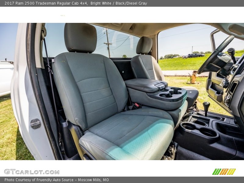 Bright White / Black/Diesel Gray 2017 Ram 2500 Tradesman Regular Cab 4x4
