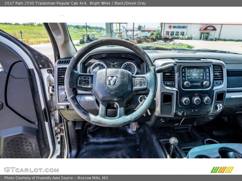 Bright White / Black/Diesel Gray 2017 Ram 2500 Tradesman Regular Cab 4x4