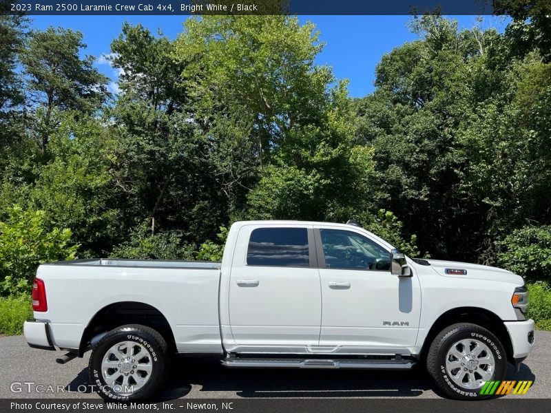 Bright White / Black 2023 Ram 2500 Laramie Crew Cab 4x4