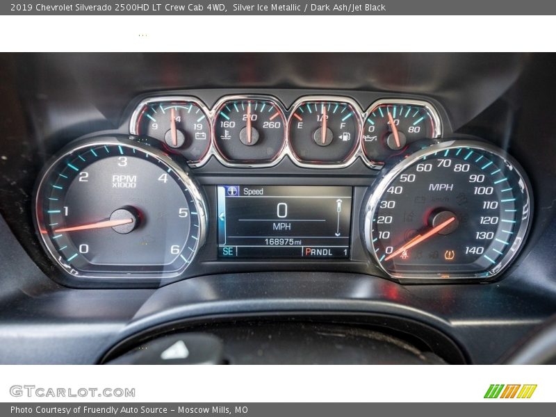 Silver Ice Metallic / Dark Ash/Jet Black 2019 Chevrolet Silverado 2500HD LT Crew Cab 4WD