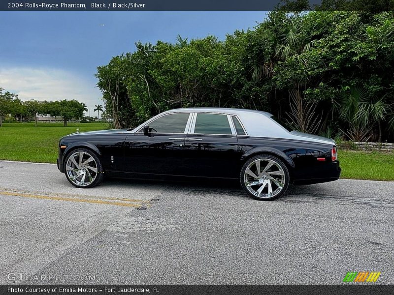 Black / Black/Silver 2004 Rolls-Royce Phantom