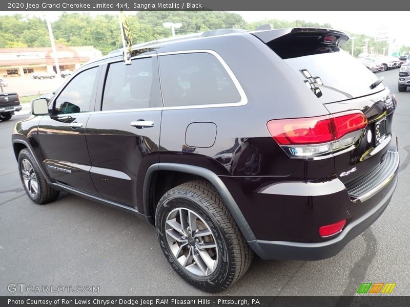 Sangria Metallic / Black 2020 Jeep Grand Cherokee Limited 4x4