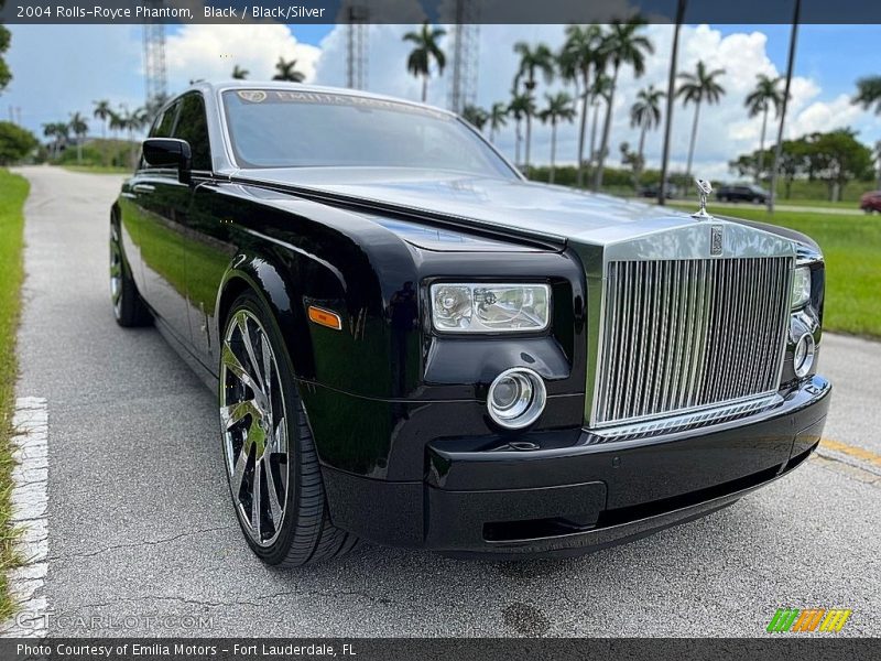 Black / Black/Silver 2004 Rolls-Royce Phantom