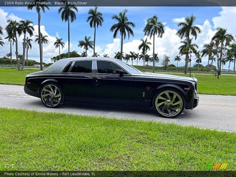 Black / Black/Silver 2004 Rolls-Royce Phantom