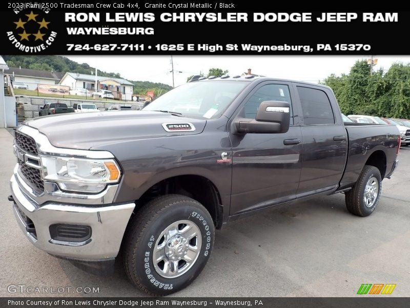 Granite Crystal Metallic / Black 2023 Ram 2500 Tradesman Crew Cab 4x4
