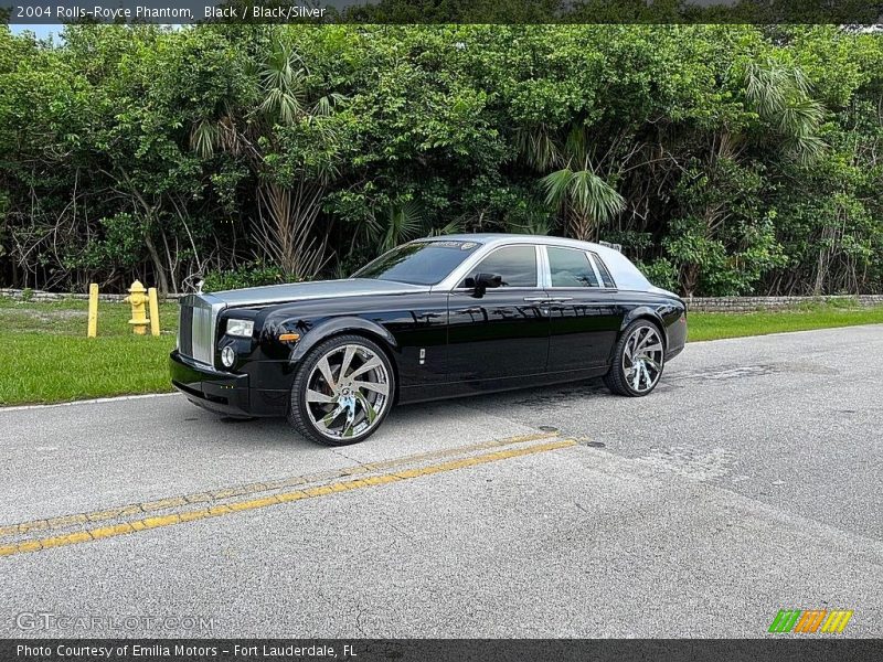 Black / Black/Silver 2004 Rolls-Royce Phantom